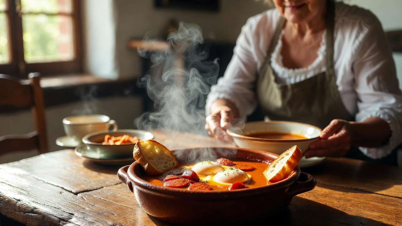 La base del sabor ajo y chorizo