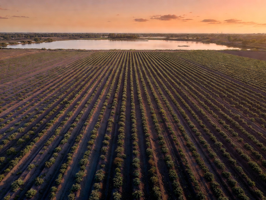 Campos de chufa de Valencia con Denominaci&oacute;n de Origen en l'Albufera.