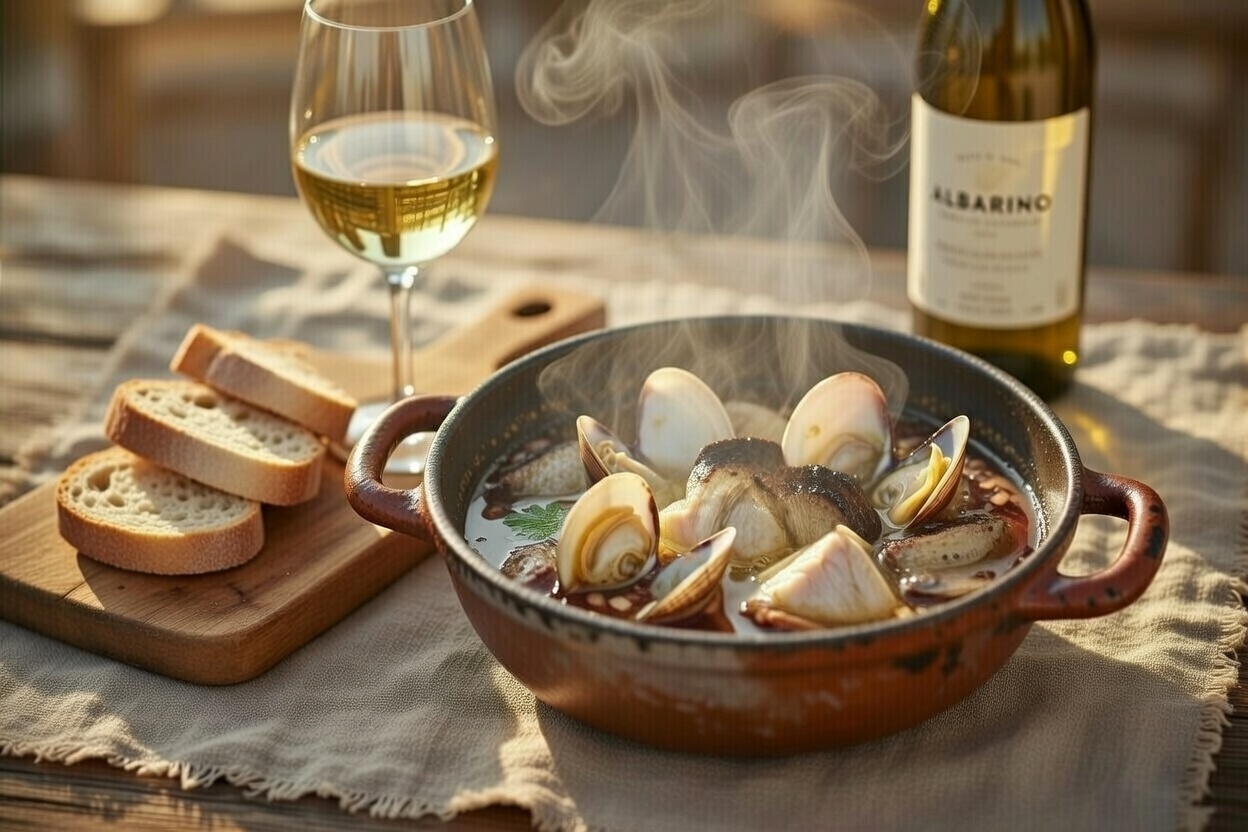 sopa de almejas